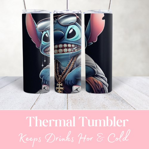 TUMBLER | GANGSTA STITCH | URBAN – Made By Foxy